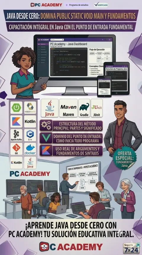 PC Academy: Curso de Java desde Cero — oferta PCEFACT PERU