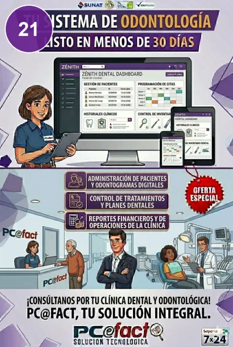 Sistema para Consultorio Odontológico — oferta PCEFACT PERU